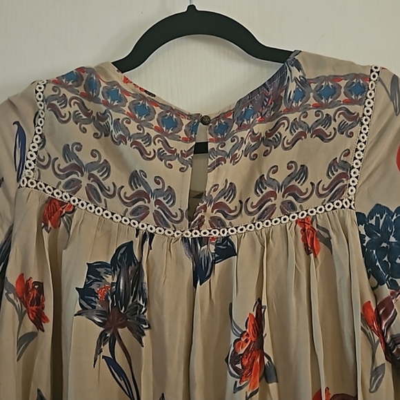 NWOT LoveRiche Tunic Mini Dress Boho Farm Anthropologie Vibes - Picture 6 of 6